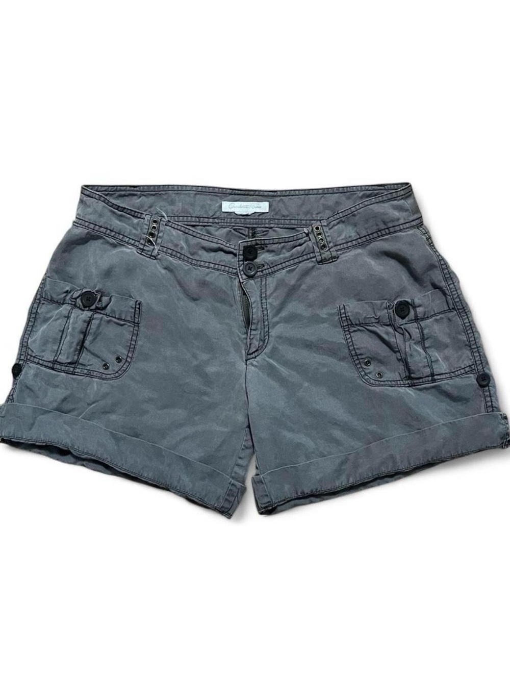 Charlotte Russe Grey Cargo Shorts